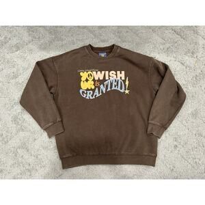 Coney Island Picnic Wish Granted Puff Print Graphic Sweatshirt Medium M